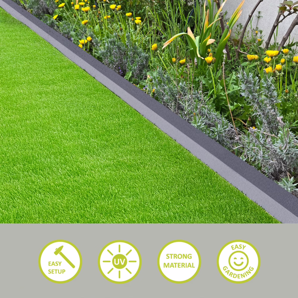 Lawn Edging 25 cm straight - stable bed & lawn edging | AdamGard - Image 5